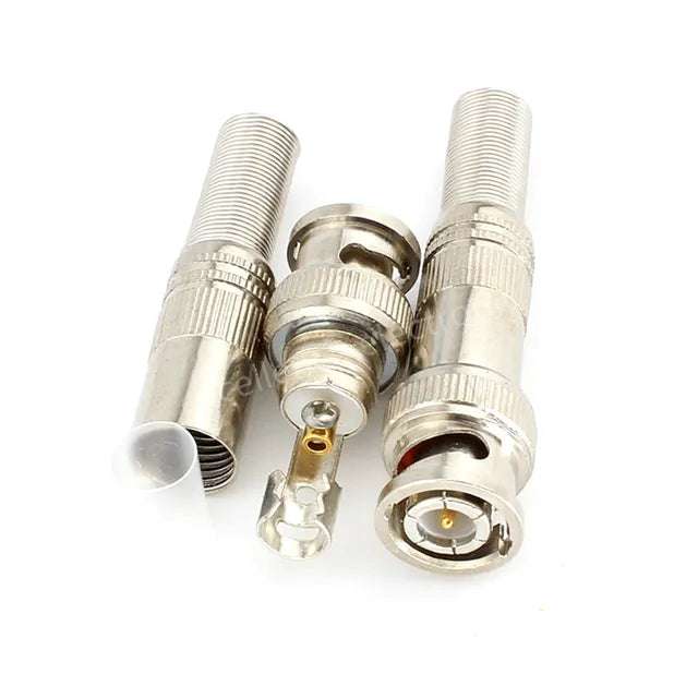 BNC connector Plug, straight 50 Ω