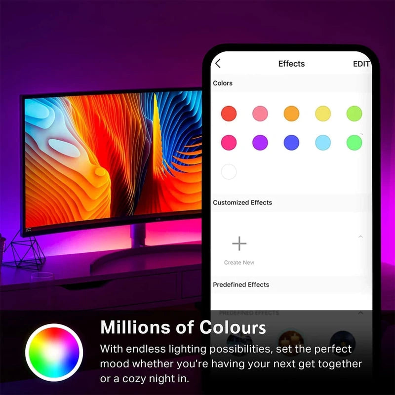 TP-Link Tapo L920-5 Smart Wi-Fi Light Strip Multicolor 5 meter Voice Control Flexible Installation