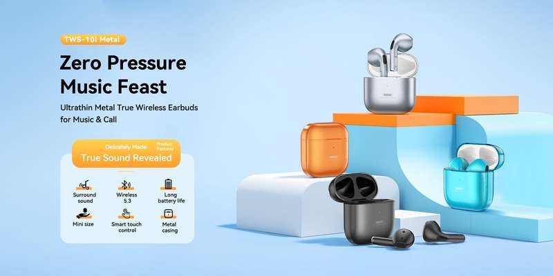 Remax TWS-10i Metal Wireless Earphone