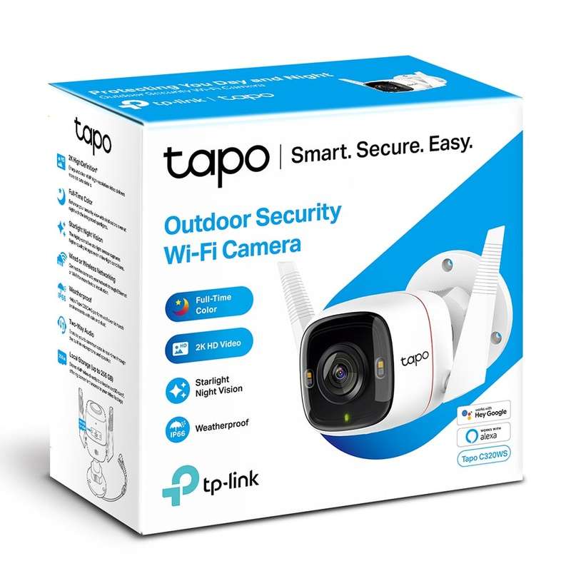 Tapo Outdoor Security Wifii Camera - C320WS 2K-4MP