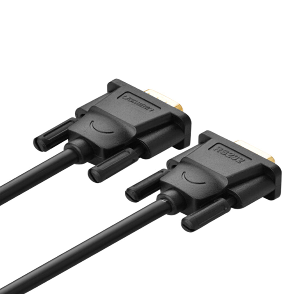 UGREEN DB9 RS232 Adapter Male to Male Cable 1.5m (Black) - 20153