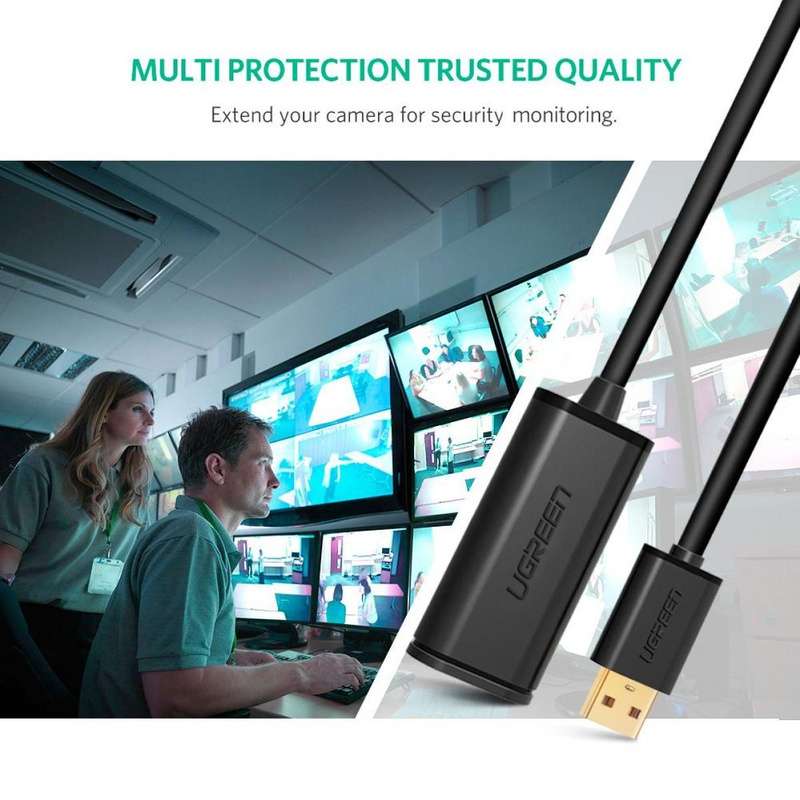 UGREEN US103 USB 2.0 Active Extension Cable-5M