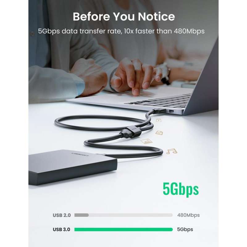 UGREEN US121 USB 2.0 Active Extension Cable