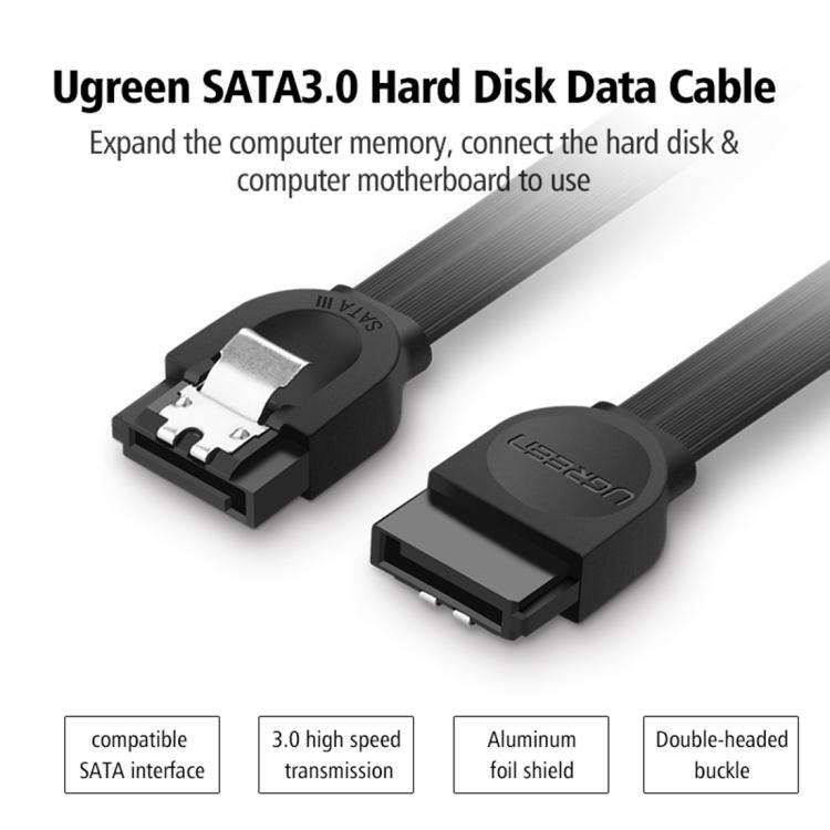 UGREEN US217 SATA 3.0 Cable-50cm Straight to Straight