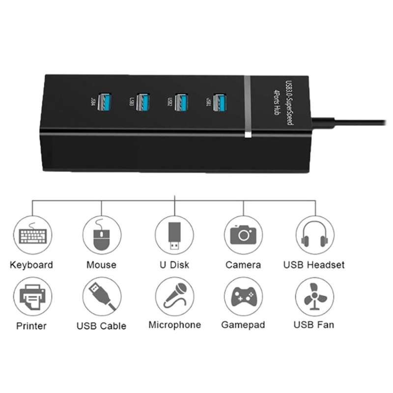USB 3.0 5Gbps HUB 4 Ports
