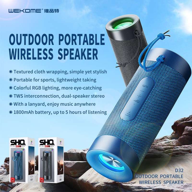 WK Design D32 Outdoor Portable Wireless Speaker