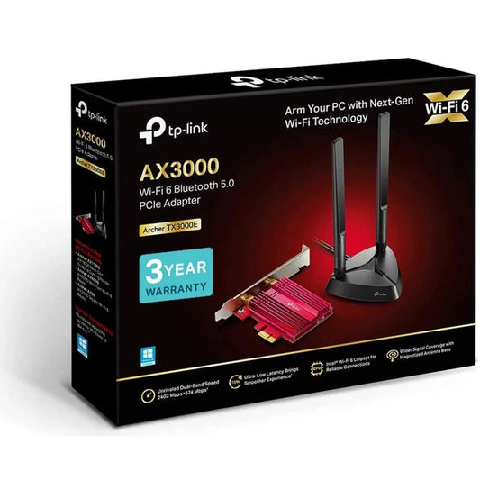 TP-LINK Archer TX3000E AX3000 Wi-Fi 6 Bluetooth 5.0 PCI Express
