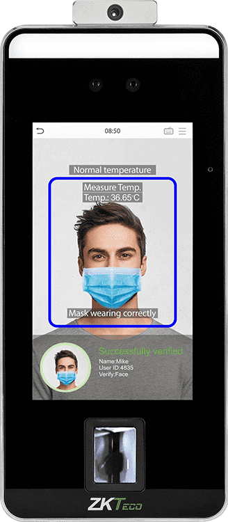 ZK SpeedFace -V5 Time attendance - Mask detection