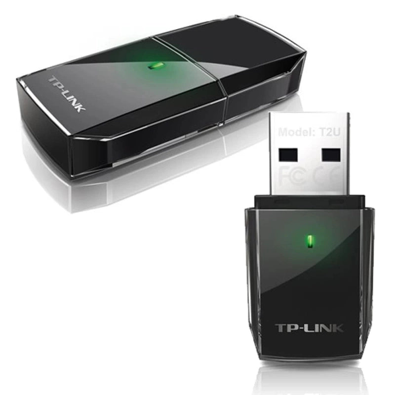 TP-Link Archer T2U AC600 USB WiFi Adapter Dual Band 2.4G/5G Mini size Supports Windows XP/7/8/8.1/10/11 Mac OS 10.7~10.14