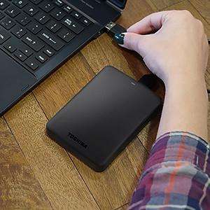Toshiba Canvio Basics 4TB USB 3.0 Portable Hard Drive - Black