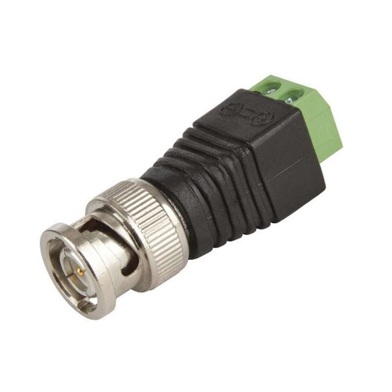 BNC-DC 735822 BNC connector Plug, straight 50 Ω