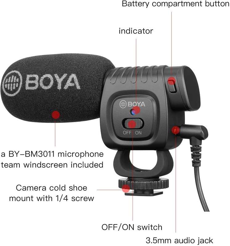 BOYA Proffessional Meeting Wired Microphone BY-BM3011