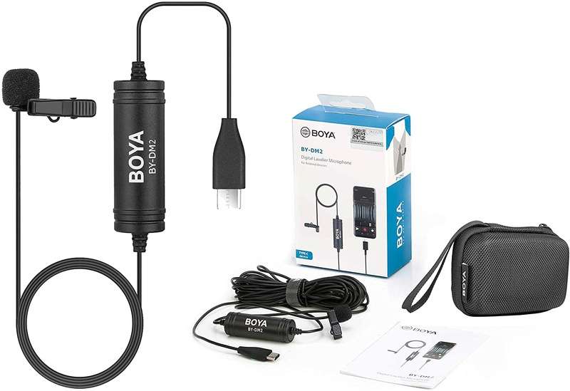 BOYA BY-DM2 Digital Lavalier Microphone For Android Devices