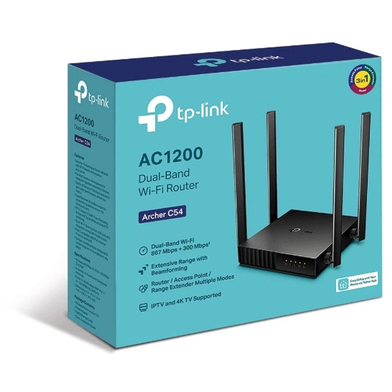 TP-Link Archer C54 AC1200 Dual-Band Wi-Fi 3-in-1 Router