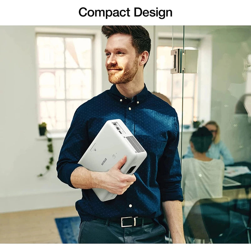 Epson CO-W01 3LCD WXGA Projector 3000 Lumen Brightness 6000h Durability Lamp 120Hz 2D Vertical Refresh Rate HDMI 1.4 & USB 2.0-A/B