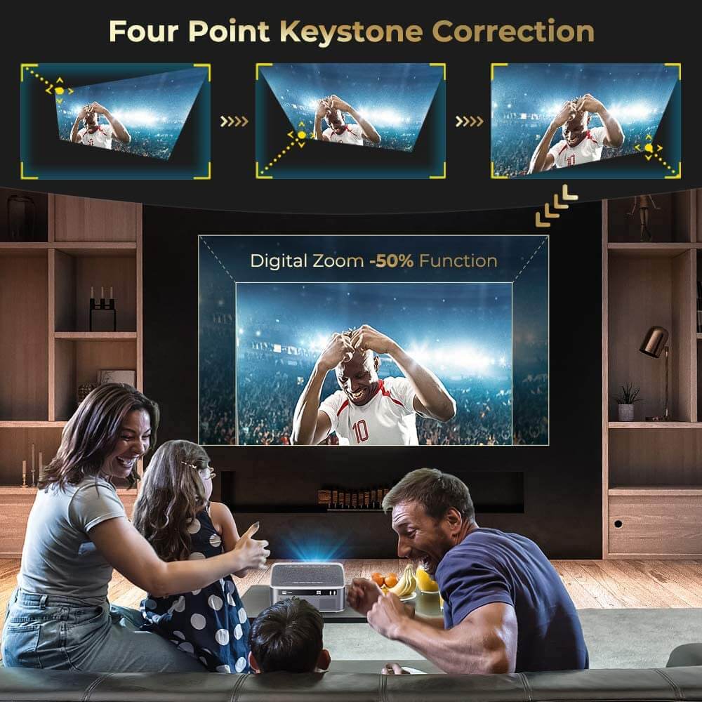 Video Projector for Home REG-28 1080P WiFi Projector
