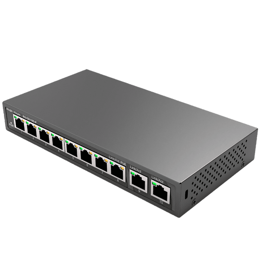RG-ES110D-P, 8-port 10/100Mbps Desktop Unmanaged Switch