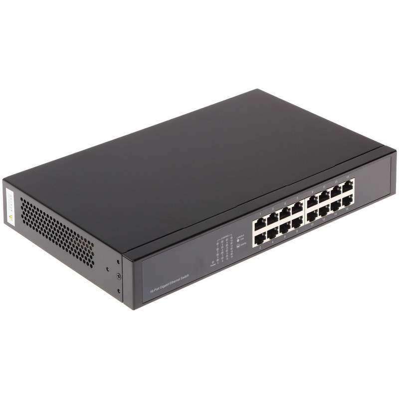16-Port Gigabit Switch Unmanaged PFS3016-16GT