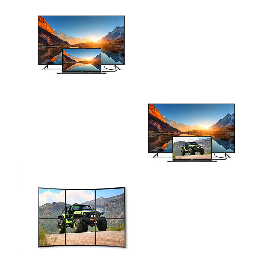 UGREEN 50629 USB-C 8K 4-IN-1 3XUSB 3.0, HDMI ADAPTER