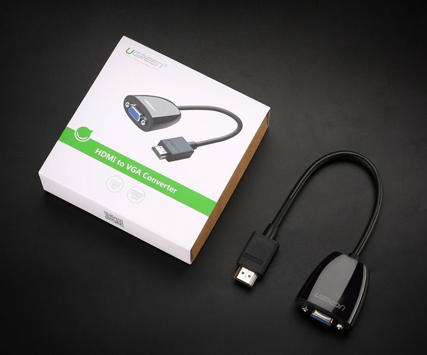 UGREEN HDMI Male to VGA Female Cable Converter without  Audio | 40253
