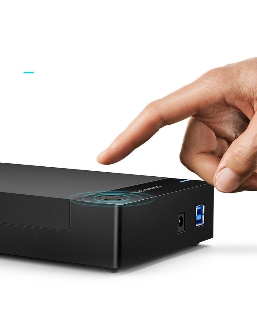 Ugreen HDD bay SATA 3.5 '' HDD enclosure USB 3.0 black - 50422