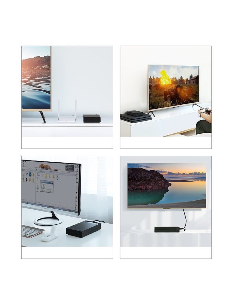 Ugreen HDD bay SATA 3.5 '' HDD enclosure USB 3.0 black - 50422