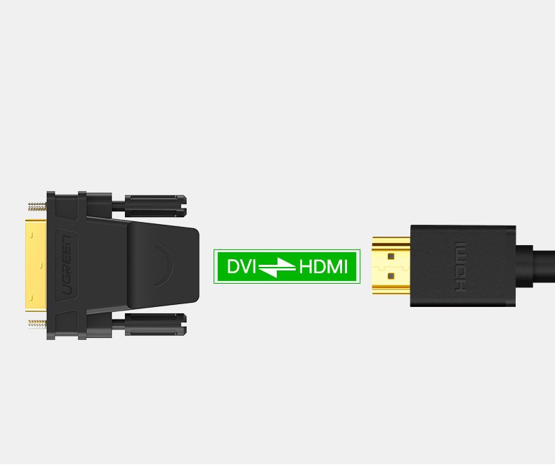 UGREEN 20124 HDMI Female to DVI 24+1 Male Adapter