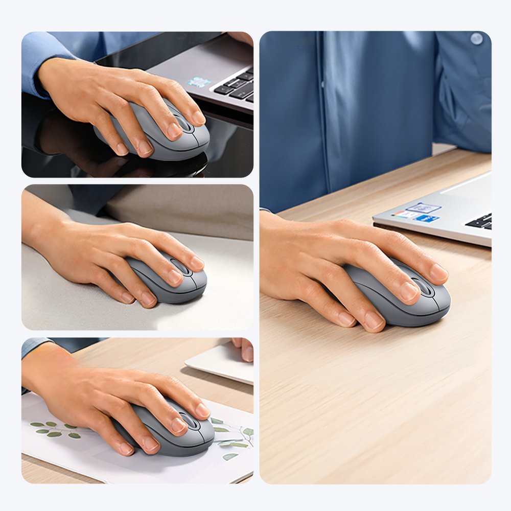 Ugreen 90669 USB 2.4GHz Wireless Mouse - Gray