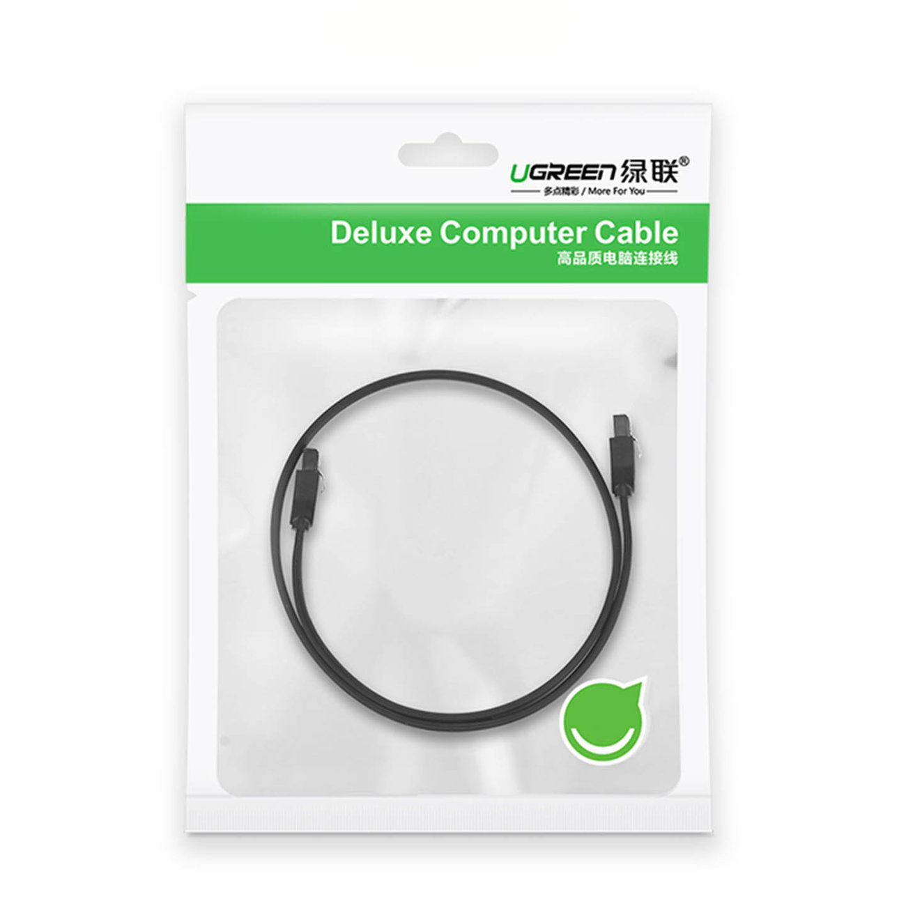 UGREEN - 30796 SATA 3.0 DATA CABLE 0.5M (BLACK)