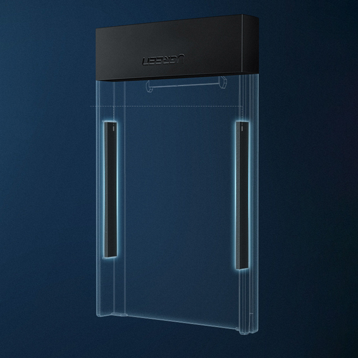 Ugreen SSD / HDD enclosure 2.5'' USB 3.0 SATA black - 60353