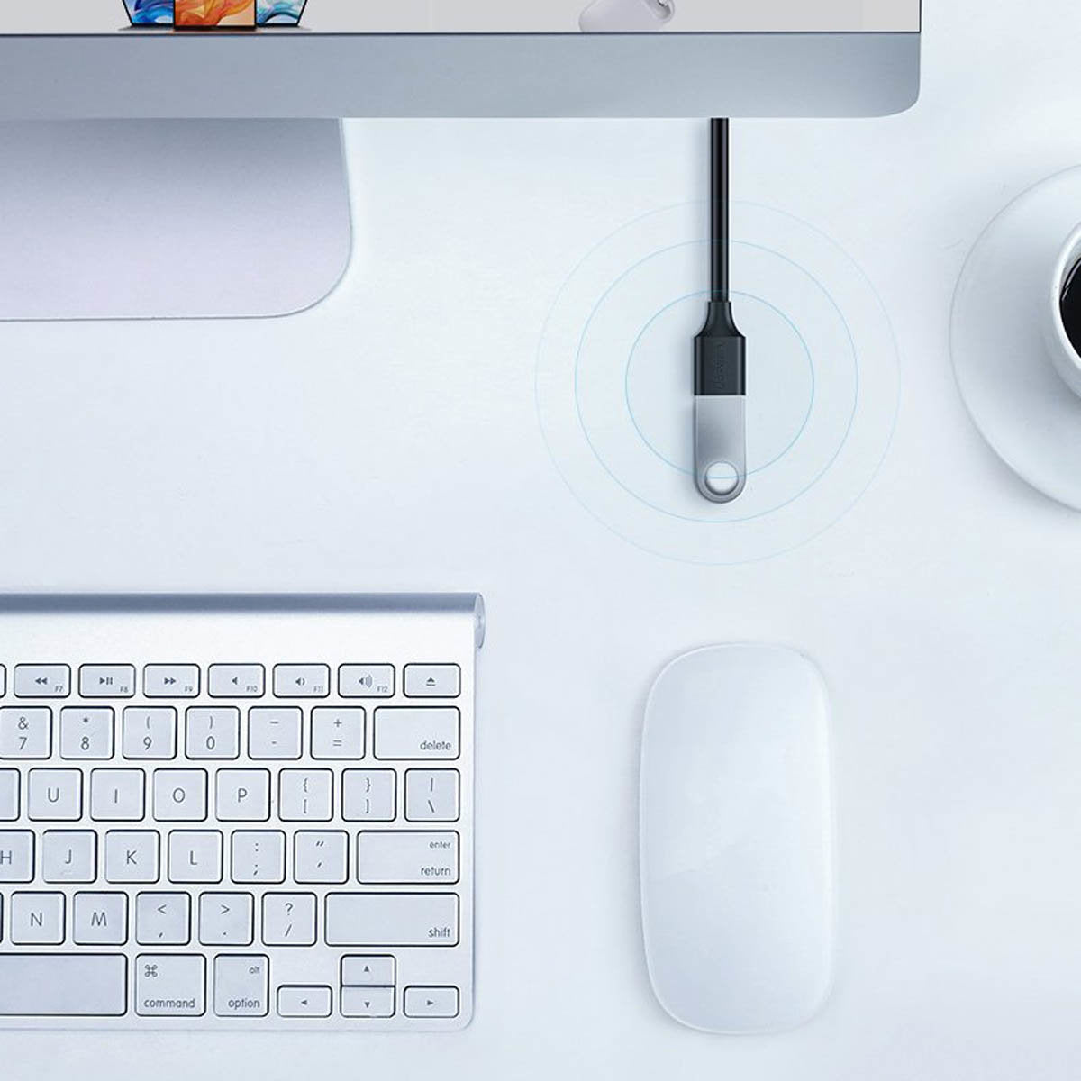 Ugreen cable extension cable USB 3.0 (female) - USB 3.0 (male) adapter 1M Black - 10368