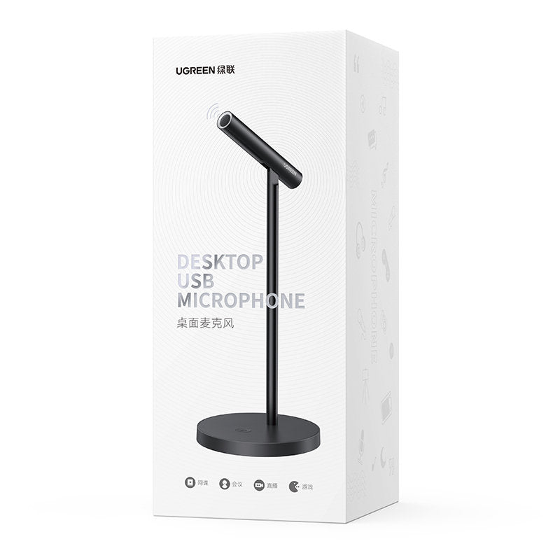 Ugreen USB Type C desk microphone black 10934