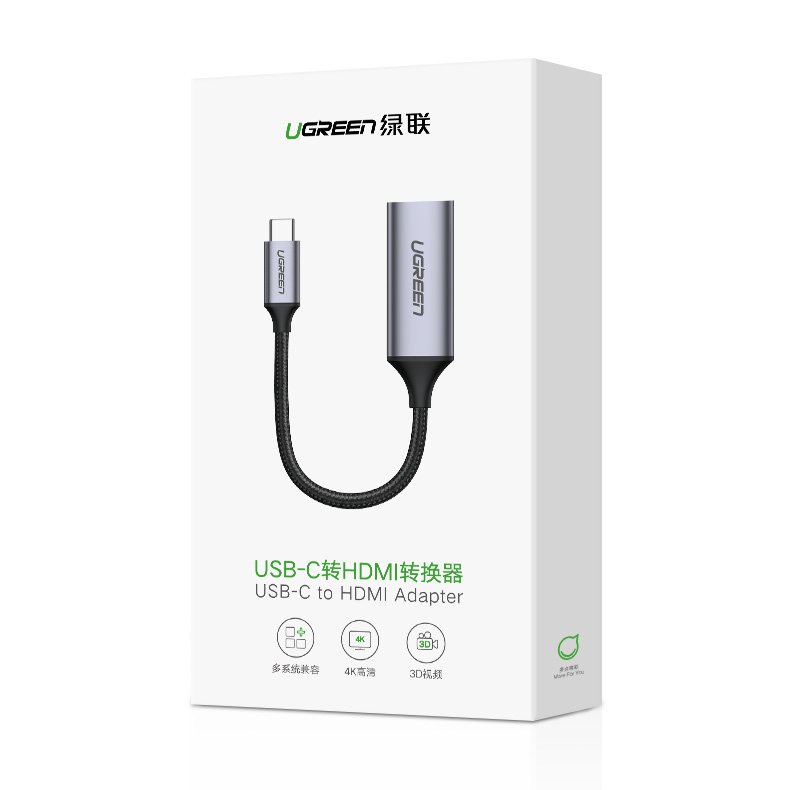 Ugreen USB Type C to HDMI 2.0 Adapter gray - 70444