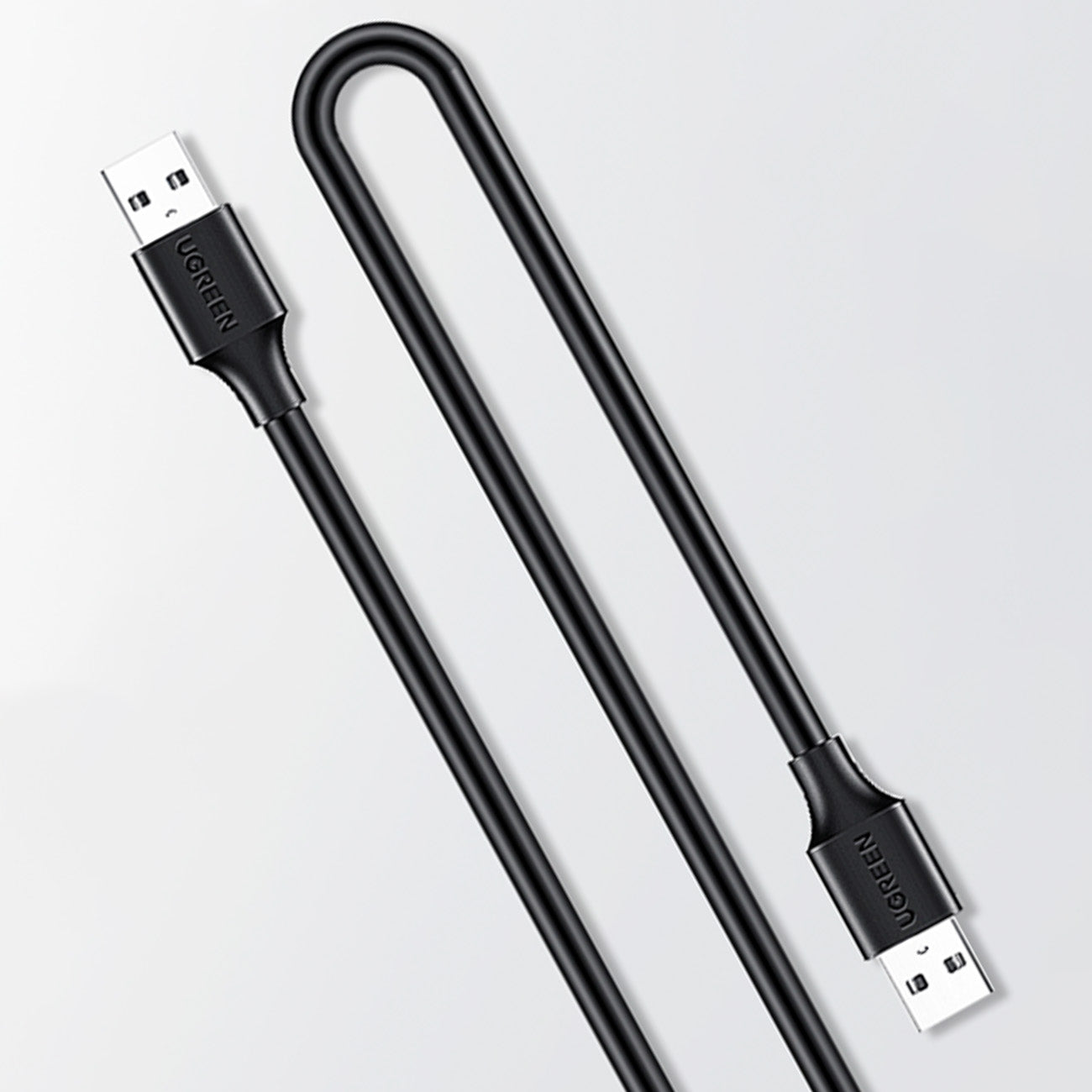 Ugreen USB cable - USB 2.0 480Mb/s 0.25m Black - 10307