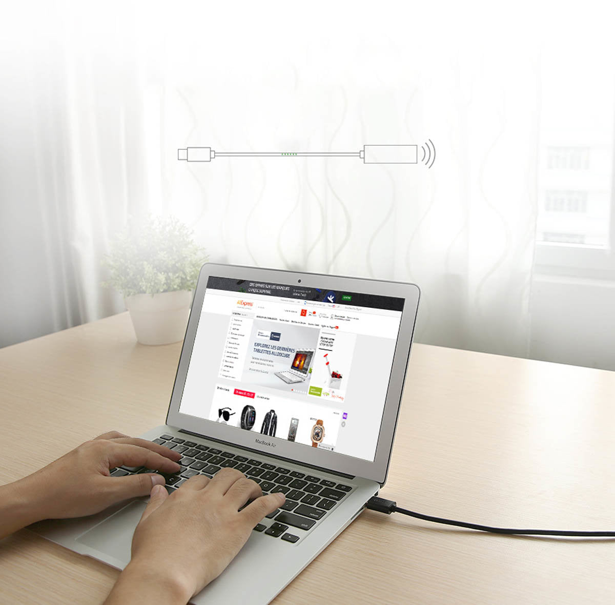 Ugreen Active Extension Cable USB-A (Male) - USB-A (Female) USB 2.0 480Mb/s 20M Black - 10324