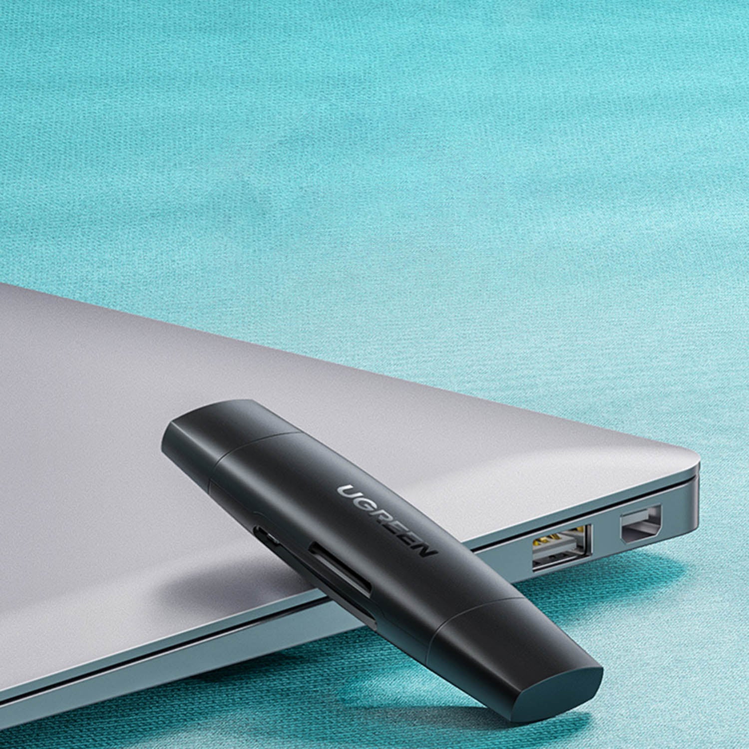 Ugreen Adapter SD / micro SD Card reader (USB-A / USB-C) Black - 80191