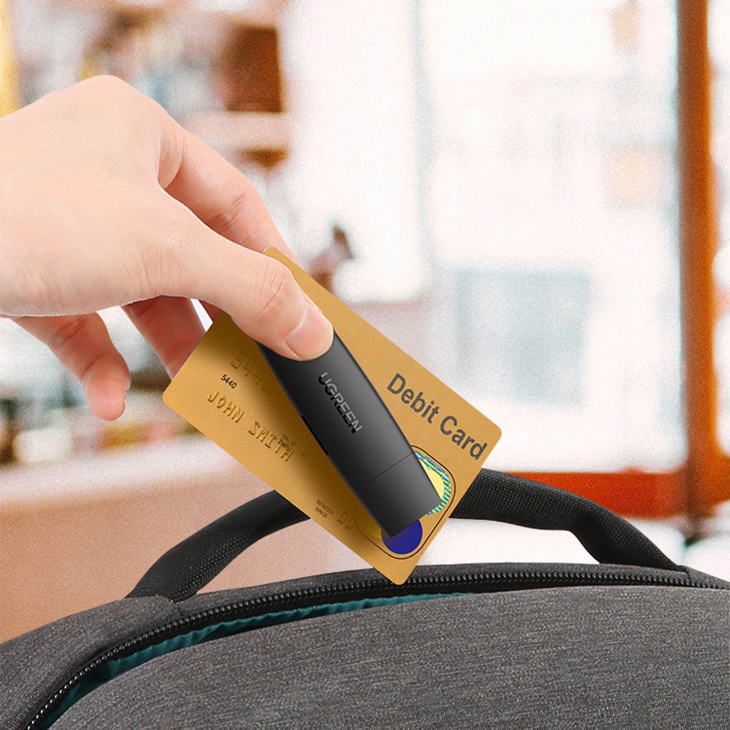 Ugreen Adapter SD / micro SD Card reader (USB-A / USB-C) Black - 80191