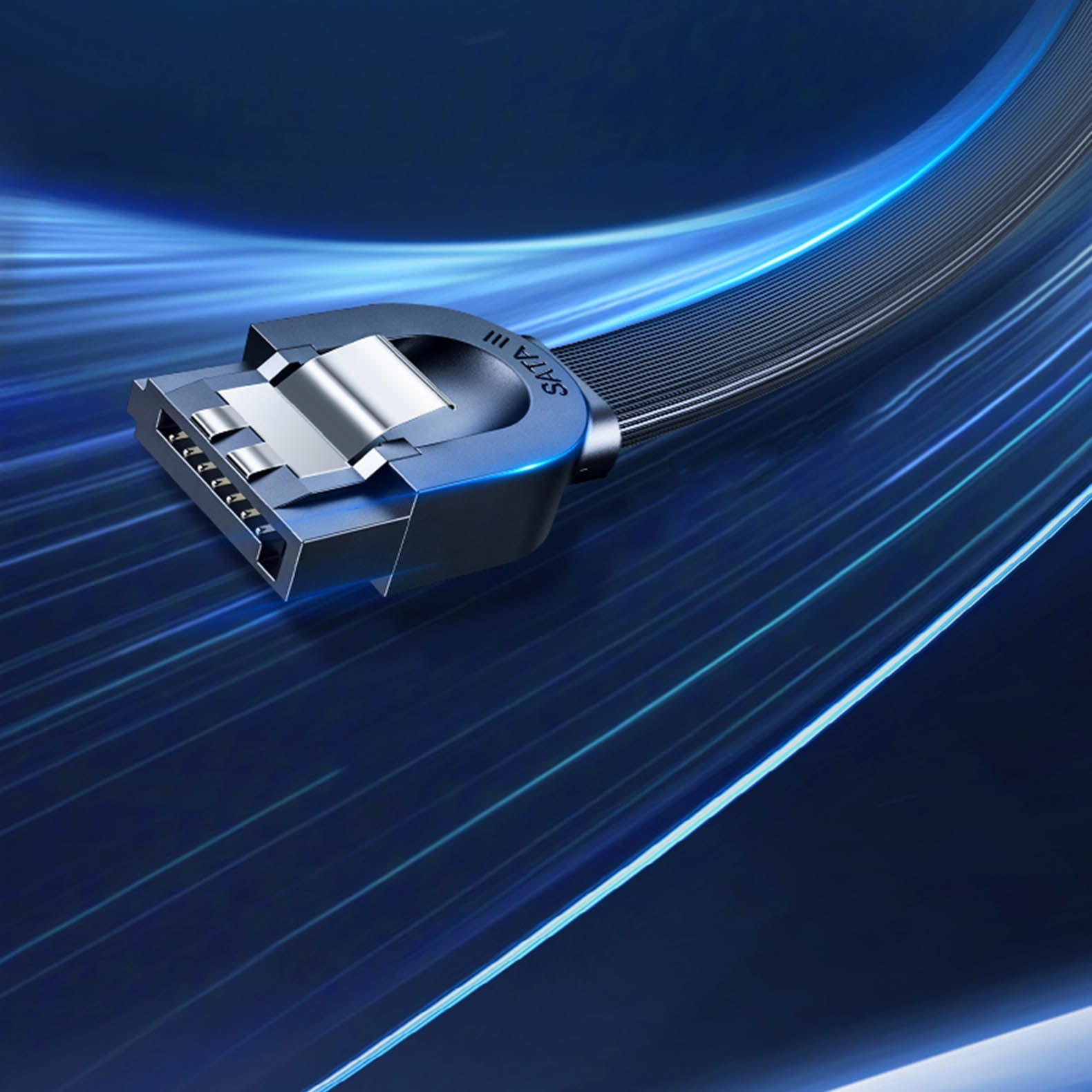 Ugreen Angled SATA 3.0 Cable 0.5M Black - 30797