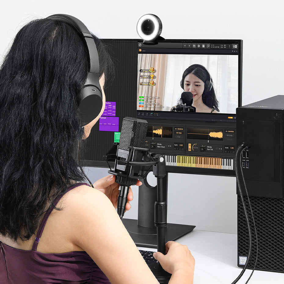 Ugreen Audio Cable 3.5mm Mini Jack (Male) to XLR (Female) 1M Black - 20763