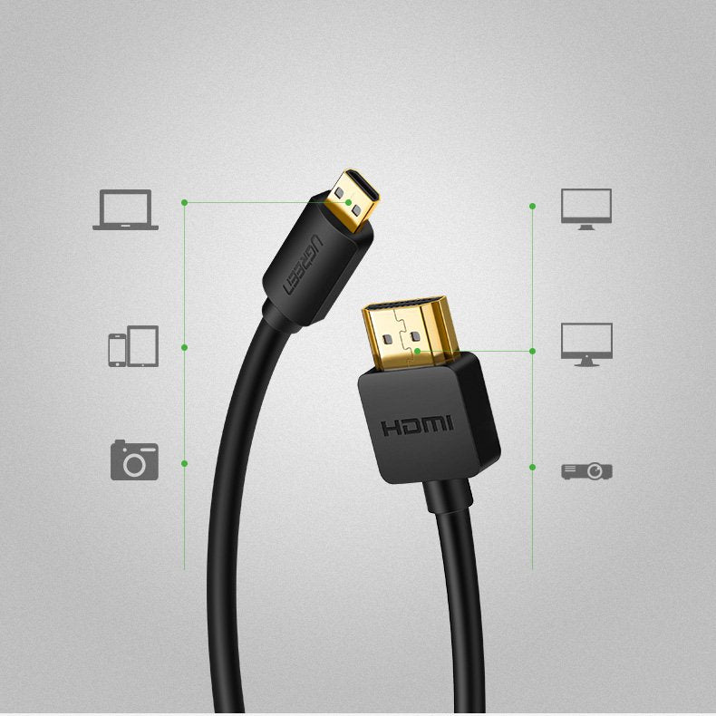 UGREEN 30102 Micro HDMI to HDMI Cable- 1.5M