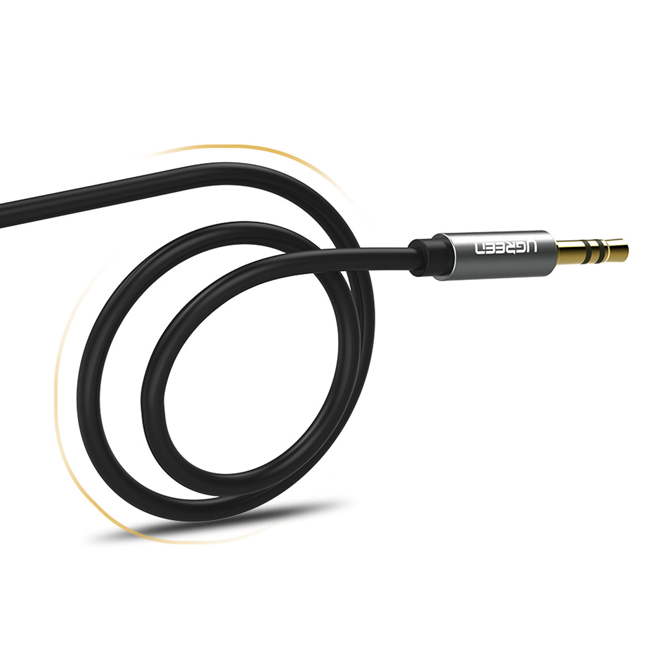 Ugreen Cable Audio Cable AUX Mini Jack 3.5mm 1m Black - 10733
