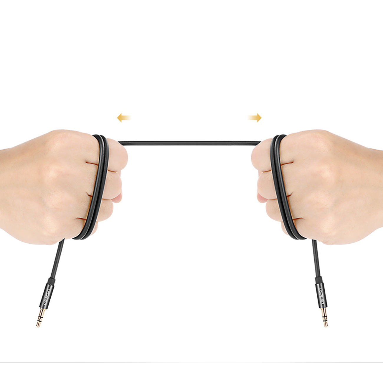 Ugreen Cable Audio Cable AUX Mini Jack 3.5mm 1m Black - 10733