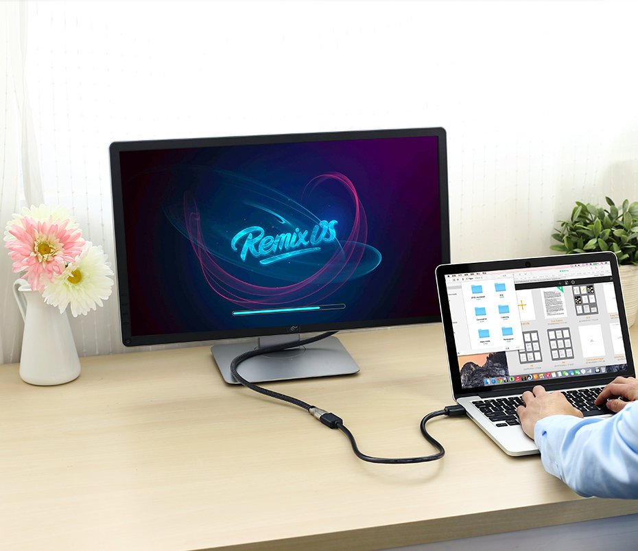 Ugreen 4K 3D HDMI Male to Female Extension Cable (0.5M) - 10140