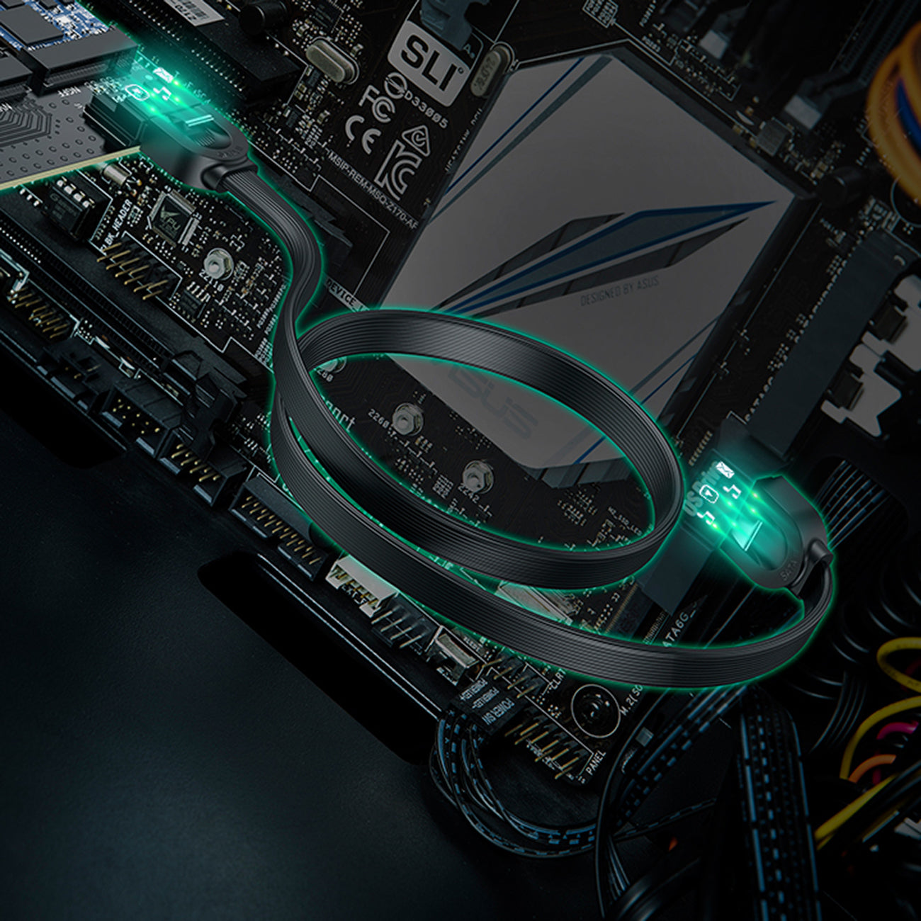 Ugreen Expansion Card Adapter PCIe 3.0 x4 to SSD M.2 M-Key / M.2 B-Key Black - 70504