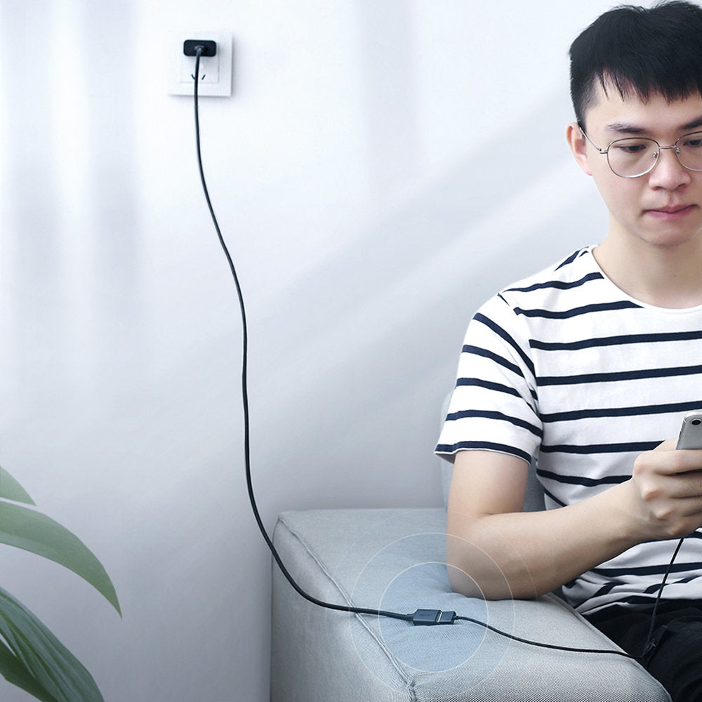 Ugreen extension USB 2.0 adapter 0.5M Black - 10313