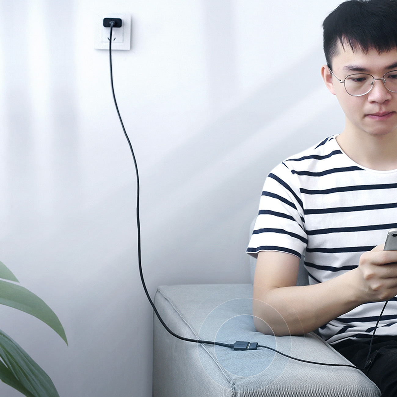 Ugreen Extension Cable USB (Male) - USB (Female) 2.0 480Mbps 3M Black - 10317