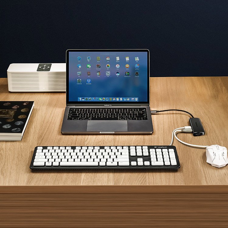 Ugreen multifunctional HUB USB Type C 3.0 Power Delivery 3x USB 3.0 / HDMI Gray 50209