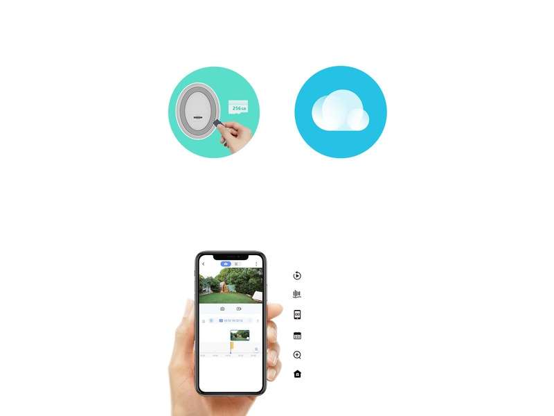 TP-Link Tapo C110 Mini Smart Security Camera Indoor 3MP 2-Way Audio Night Vision SD Storage