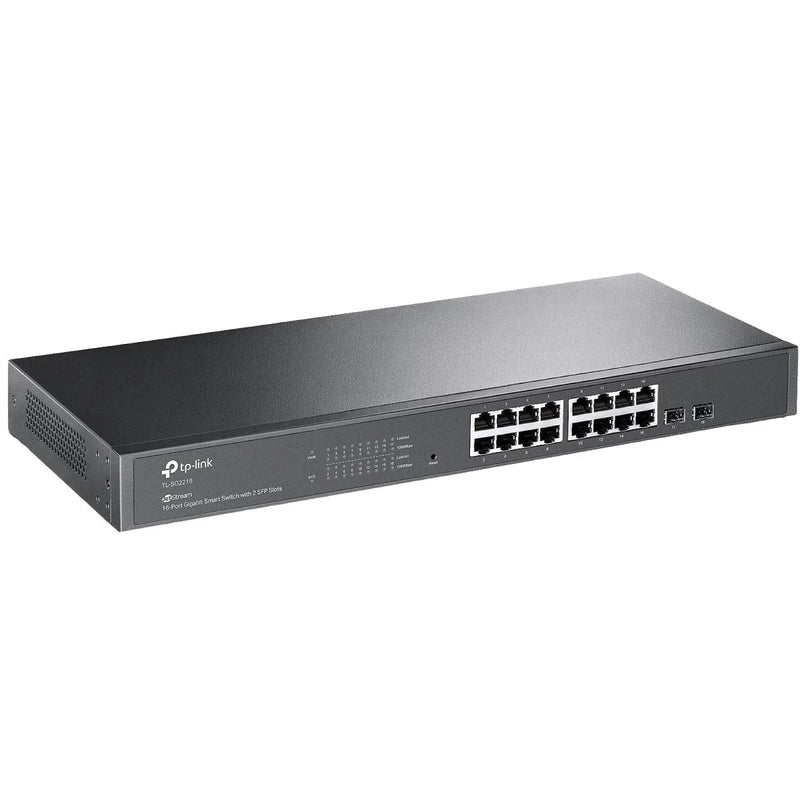 TP-Link JetStream TL-SG2218 16 Port Gigabit Smart Managed Switch 2 SFP Slots Omada SDN IntegratedL2/L3/L4 QoS