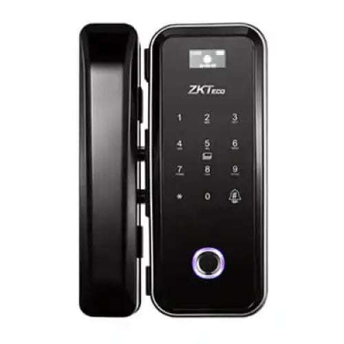 BATTERY WIFI GLAS Fingerprint · IC Card · Password Hybrid Verification Glass Door Lock
